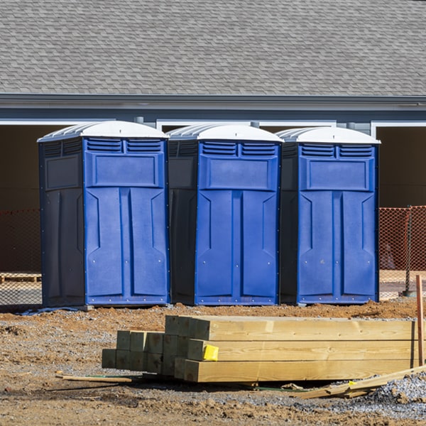 how do you ensure the porta potties are secure and safe from vandalism during an event in Old Forge